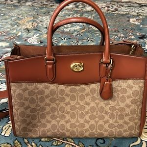 Coach Brooke Carryall. Classic, beautiful, roomy bag. Bag is practically new!